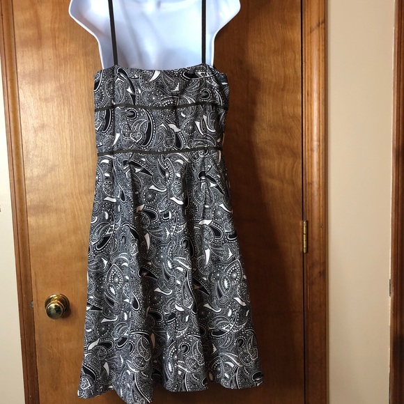 Ann Taylor Loft Paisley Spaghetti Strap Dress - Picture 2 of 3